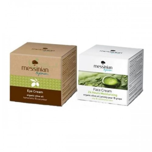 MESSINIAN SPA PROMO FACE CREAM FOR OILY/COMBINATION SKIN 50ml & EYE CREAM 30ml