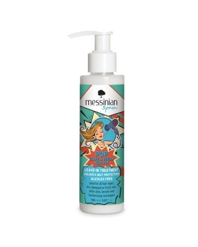 MESSINIAN SPA POP OLIVE & VEGAN KERATIN LEAVE-IN TREATMENT COLOUR & HEAT PROTECTION 150ml