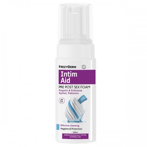 FREZYDERM INTIM AID PRE POST SEX FOAM pH 4.5 100ml