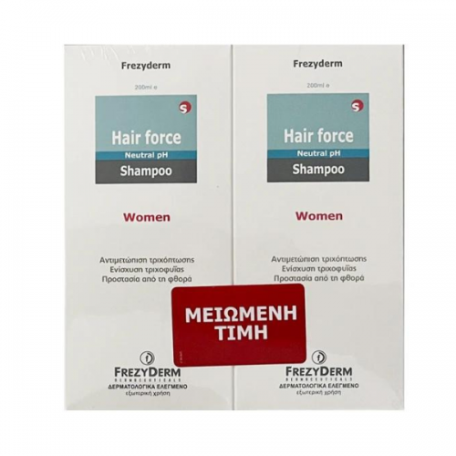 FREZYDERM PROMO HAIR FORCE SHAMPOO WOMEN 2x200ml