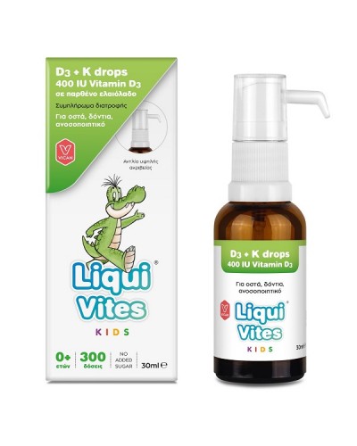 VICAN LIQUI VITES KIDS D3 + K DROPS 30ml