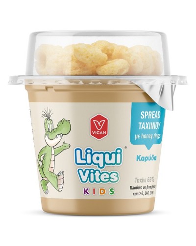 VICAN LIQUI VITES KIDS SPREAD TAXINIOY ΜΕ HONEY RINGS – ΚΑΡΥΔΑ 44g