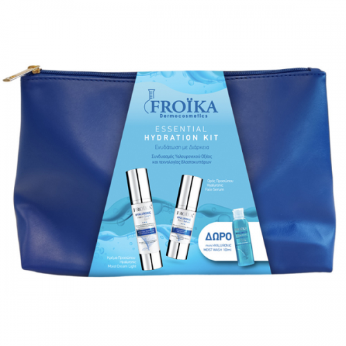 FROIKA PROMO HYALURONIC MOIST CREAM LIGHT 50ml & FACE SERUM 30ml & ΔΩΡΟ MOIST WASH 100ml