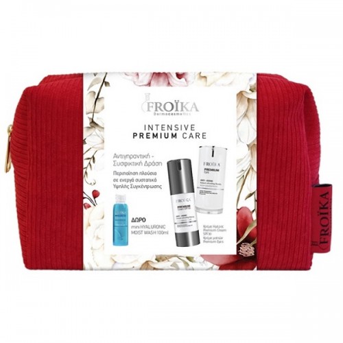 FROIKA PROMO INTENSIVE PREMIUM CREAM SPF30 30ml & PREMIUM EYES 15ml & ΔΩΡΟ HYALURONIC MOIST WASH 100ml