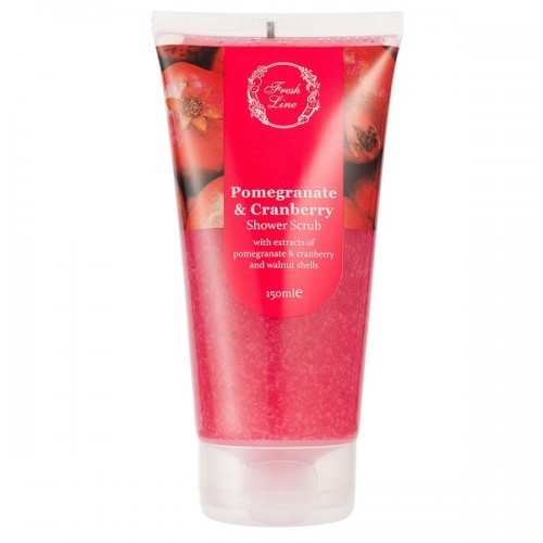 FRESH LINE POMEGRANATE & CRANBERRY SHOWER SCRUB 150ml