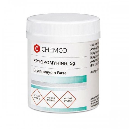 CHEMCO ΕΡΥΘΡΟΜΥΚΙΝΗ (ERYTHROMYCIN BASE) 5G