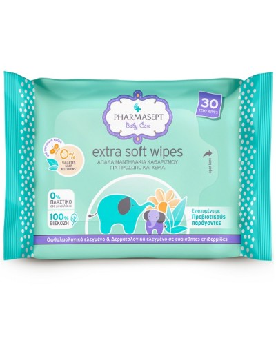 PHARMASEPT BABY CARE EXTRA SOFT WIPES 30τμχ