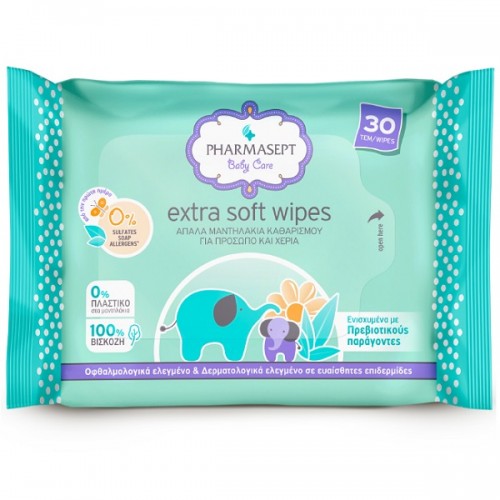 PHARMASEPT BABY CARE EXTRA SOFT WIPES 30τμχ