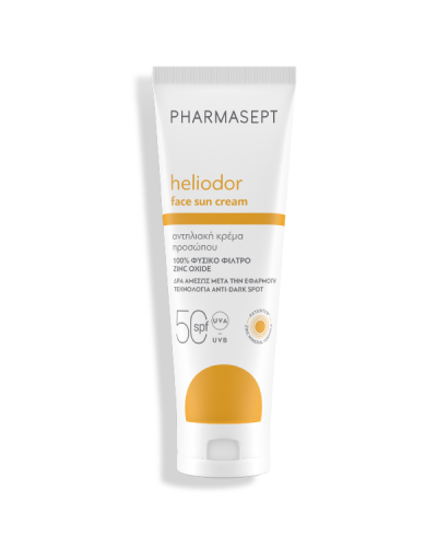 PHARMASEPT PROMO HELIODOR FACE SUN CREAM SPF50 50ml & ΔΩΡΟ HELIODOR BRONZING DRY OIL 100ml