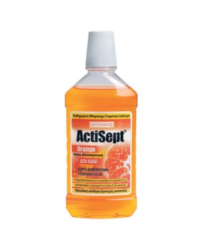 INTERMED ACTISEPT MOUTHWASH ORANGE 500ml