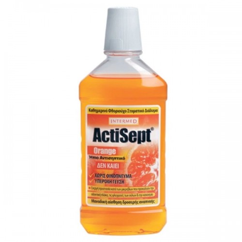 INTERMED ACTISEPT MOUTHWASH ORANGE 500ml