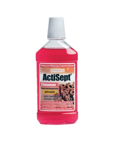 INTERMED ACTISEPT MOUTHWASH CINNAMON 500ml