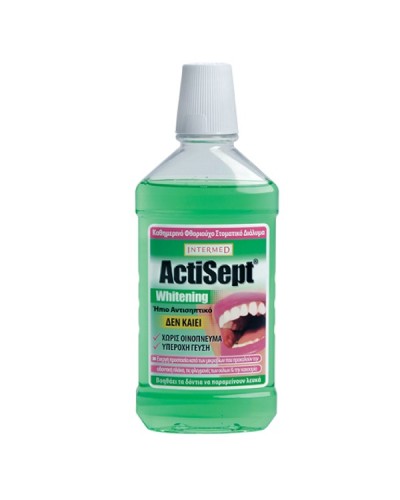 INTERMED ACTISEPT MOUTHWASH WHITENING 500ml