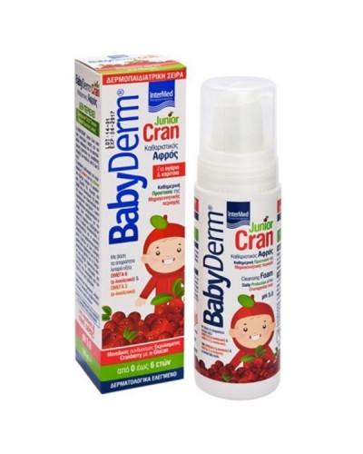 INTERMED BABYDERM JUNIOR CRAN CLEANSING FOAM 150ml