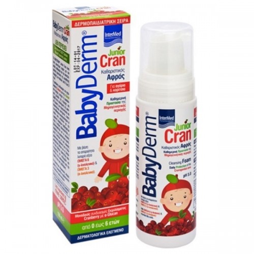 INTERMED BABYDERM JUNIOR CRAN CLEANSING FOAM 150ml