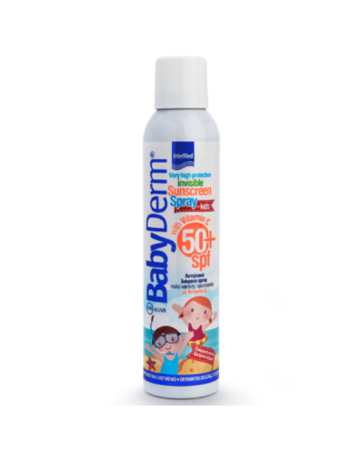 INTERMED BABYDERM KIDS INVISIBLE SUNSCREEN SPRAY 50+spf 200ml