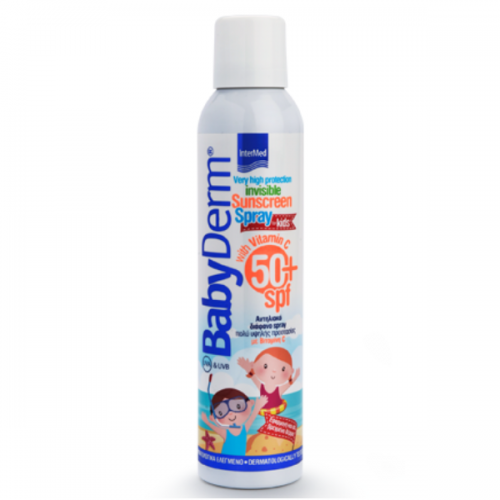 INTERMED BABYDERM KIDS INVISIBLE SUNSCREEN SPRAY 50+spf 200ml