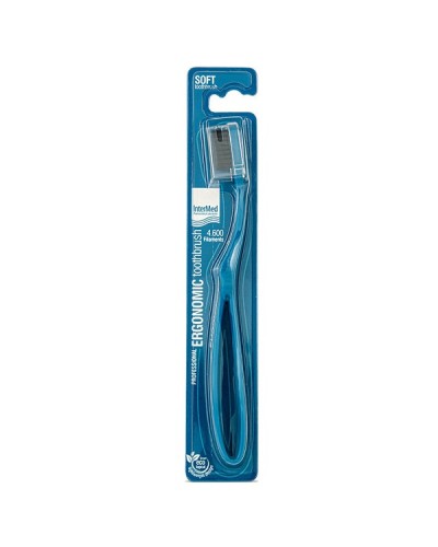 INTERMED PROFESSIONAL ERGONOMIC TOOTHBRUSH SOFT - BLUE 1τμχ