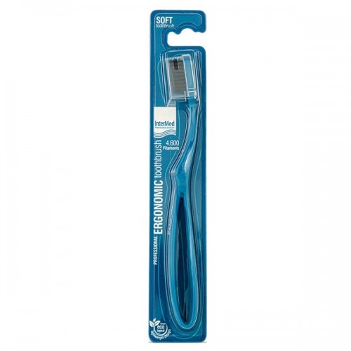 INTERMED PROFESSIONAL ERGONOMIC TOOTHBRUSH SOFT - BLUE 1τμχ