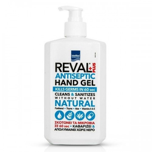 INTERMED REVAL PLUS ANTISEPTIC HAND GEL NATURAL 500ml