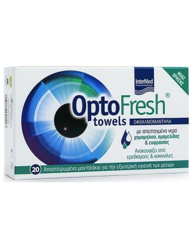 INTERMED OPTOFRESH TOWELS 20τμχ