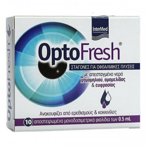 INTERMED OPTOFRESH EYE WASH DROPS 10x0.5ml