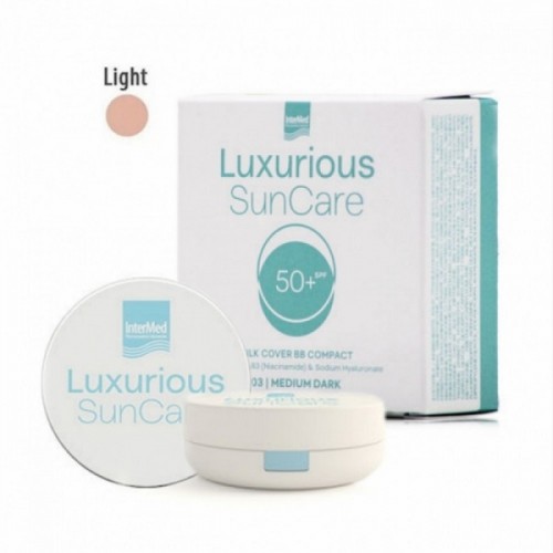 INTERMED LUXURIOUS SUN CARE SILK COVER BB COMPACT SPF50+ 12g LIGHT