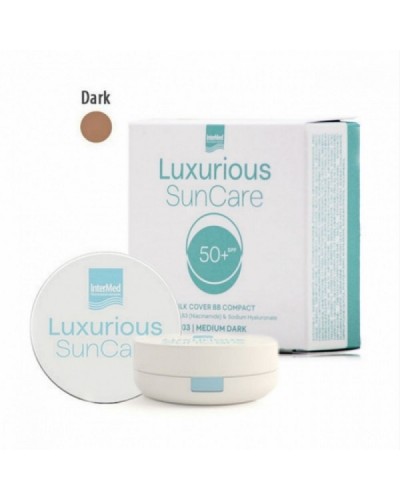 INTERMED LUXURIOUS SUN CARE SILK COVER BB COMPACT SPF50+ 12g DARK