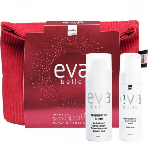 INTERMED EVA BELLE PROMO REGENERATING SERUM 50ml & DEEP CLEANSING & REJUVENATING FOAM 50ml