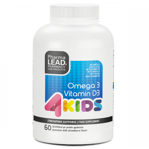 PHARMALEAD KIDS OMEGA 3 & VITAMIN D3 4KIDS 60 gummies