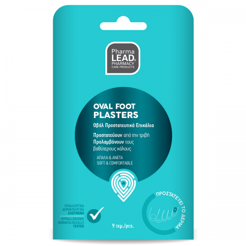 PHARMALEAD OVAL FOOT PLASTERS ΟΒΑΛ ΠΡΟΣΤΑΤΕΥΤΙΚΑ ΕΠΙΚΑΛΙΑ 9τμχ