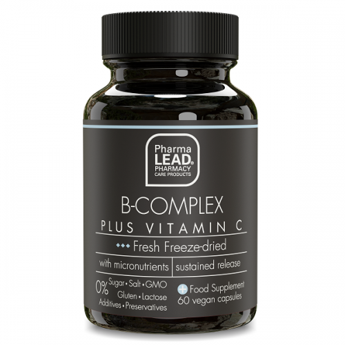 PHARMALEAD VITAMIN B-COMPLEX PLUS VITAMIN C 60caps