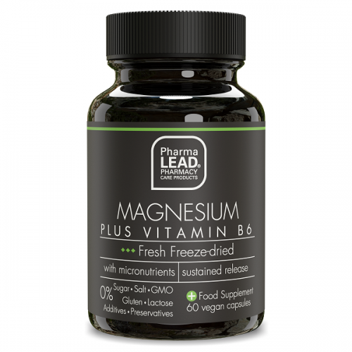 PHARMALEAD MAGNESIUM PLUS VITAMIN B6 60caps