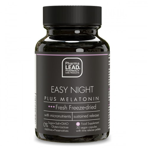 PHARMALEAD EASY NIGHT PLUS MELATONIN 30caps