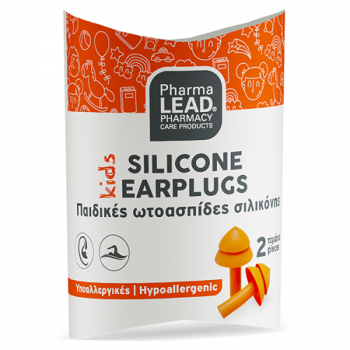 PHARMALEAD KIDS SILICONE EARPLUGS ΠΑΙΔΙΚΕΣ ΩΤΟΑΣΠΙΔΕΣ ΣΙΛΙΚΟΝΗΣ 2τμχ