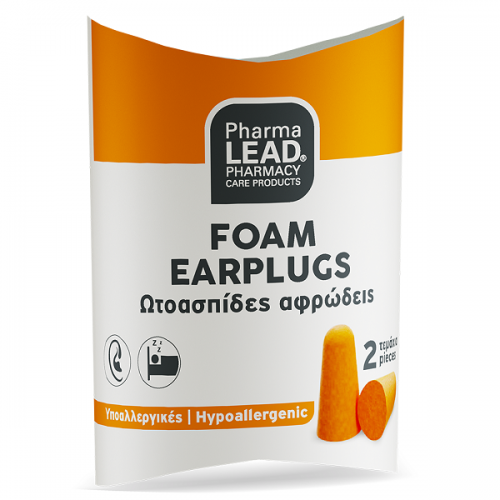 PHARMALEAD FOAM EARPLUGS ΩΤΟΑΣΠΙΔΕΣ ΑΦΡΩΔΕΙΣ 2τμχ