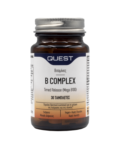 QUEST B COMPLEX TIMED RELEASE (MEGA B100) 30tabs