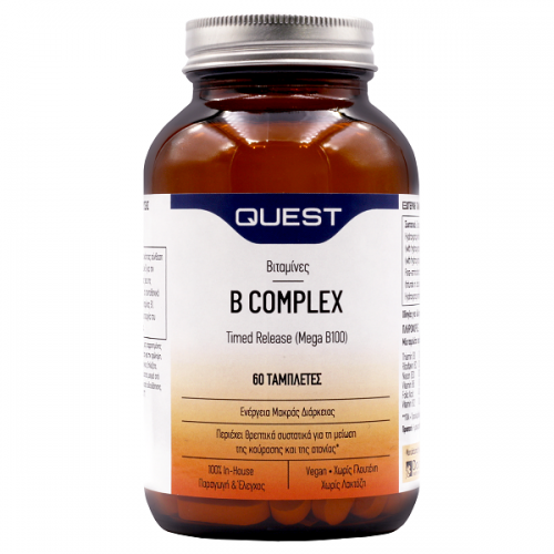 QUEST B COMPLEX TIMED RELEASE (MEGA B100) 60tabs