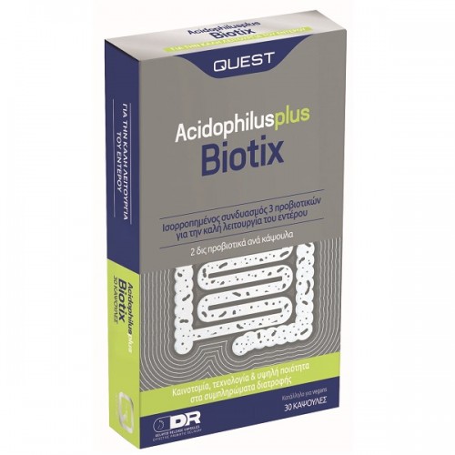 QUEST ACIDOPHILUS PLUS BIOTIX 30caps