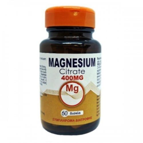 MEDICHROM MAGNESIUM CITRATE 400MG 60 ΔΙΣΚΙΑ