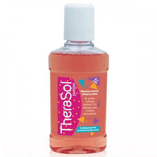 THERASOL JUNIOR MOUTHWASH ΣΤΟΜΑΤΙΚΟ ΔΙΑΛΥΜΜΑ ΓΙΑ ΠΑΙΔΙΑ 250ml