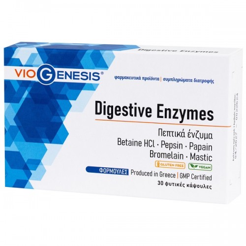 VIOGENESIS DIGESTIVE ENZYMES 30caps