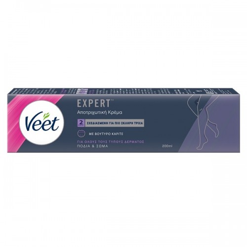 VEET EXPERT ΑΠΟΤΡΙΧΩΤΙΚΗ ΚΡΕΜΑ ΓΙΑ ΟΛΟΥΣ ΤΟΥΣ ΤΥΠΟΥΣ ΔΕΡΜΑΤΟΣ 200ml