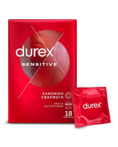 DUREX SENSITIVE ΚΑΝΟΝΙΚΗ ΕΦΑΡΜΟΓΗ 18τμχ