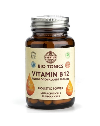 BIO TONICS VITAMIN B12 1000mcg 30Veg caps