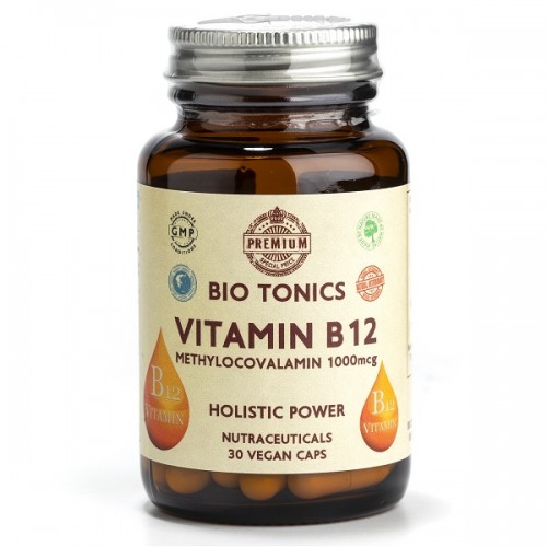 BIO TONICS VITAMIN B12 1000mcg 30Veg caps