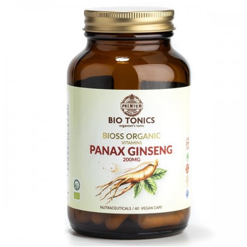 BIO TONICS PANAX GINSENG 200mg 60Veg caps