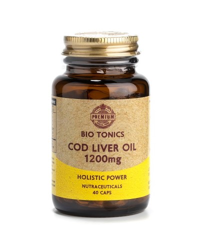 BIO TONICS COLD LIVER OIL 1200mg 40caps