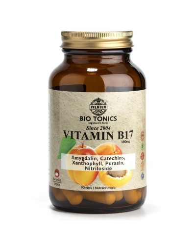 BIO TONICS VITAMIN B17 180mg 90Veg caps