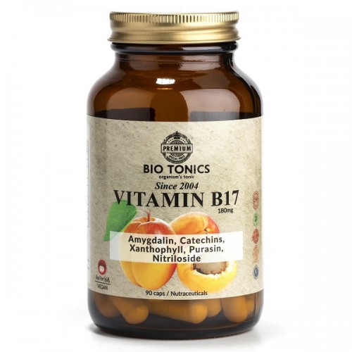 BIO TONICS VITAMIN B17 180mg 90Veg caps